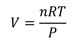 ideal gas law equation 1